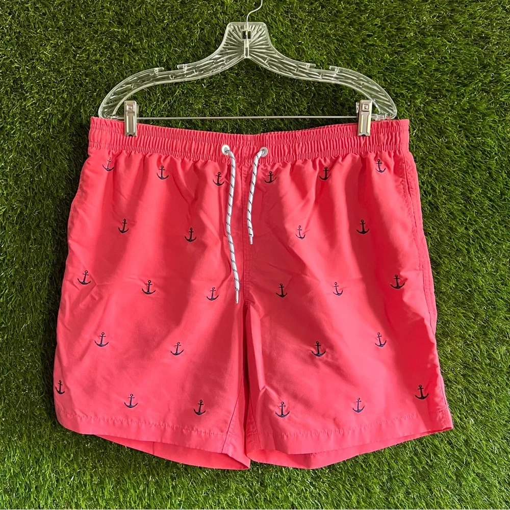 Maamgic Boat Anchor Swim Trunks Shorts L XL